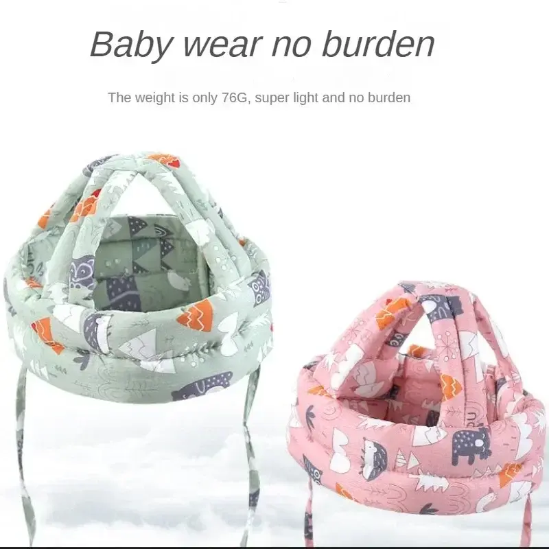 1 PCS Baby Safety Helmet Head Protection Hat Toddler Walk Crash Cap Adjustable Protective Headgear