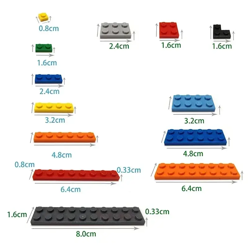 50PCS High-Tech Assemble Particle 22885 1x2x1.66 Building Blocks Kit Part Idea DIY Toys For Children Birthday Gifts