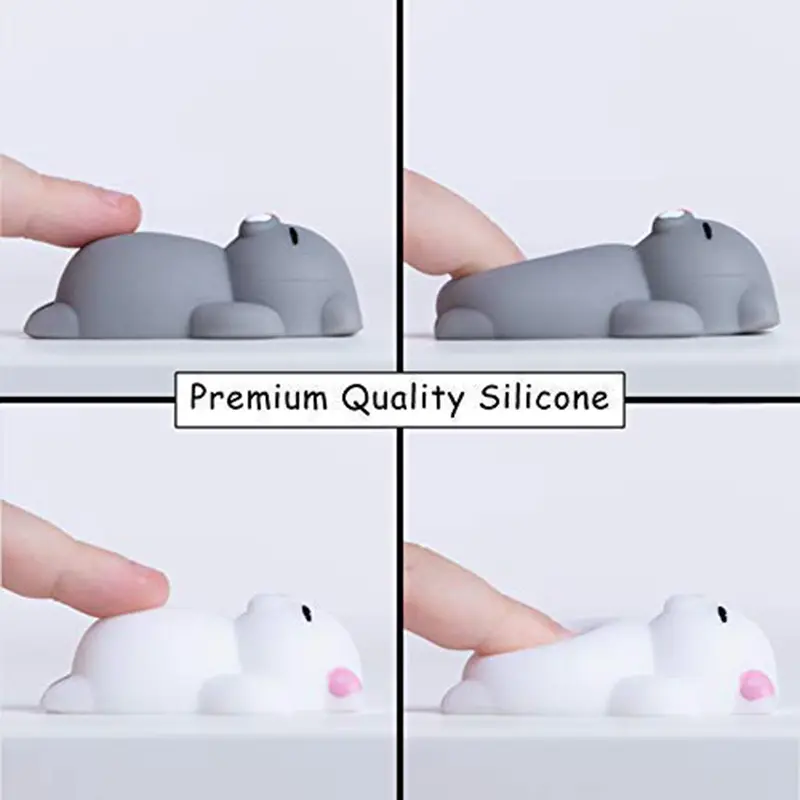 5/10/20PCS Kawaii Cat Squishy Toys Catoon Push Stress Relief Squishies Mochi Stress Ball  For Boys Girls Birthday Party Favor