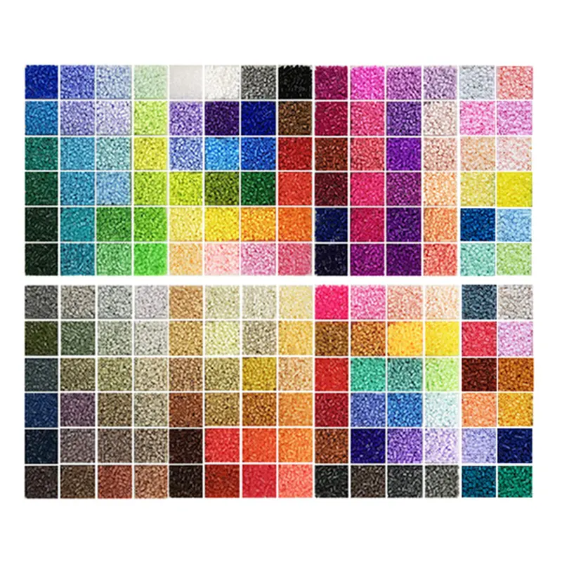 168colors/set Yantjouet 2.6mm EVA Mini Beads kit Gift Black/White 3500pcs Hama Beads Fuse Beads Diy Puzzles Iron Beads