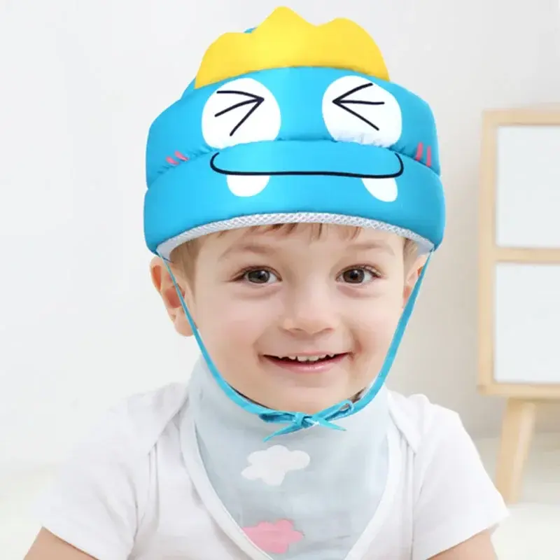 Baby Safety Helmet Head Protection Hat Safe Soft Comfortable Head Anti-fall Protection Crash Cap Adjustable Protective Headgear
