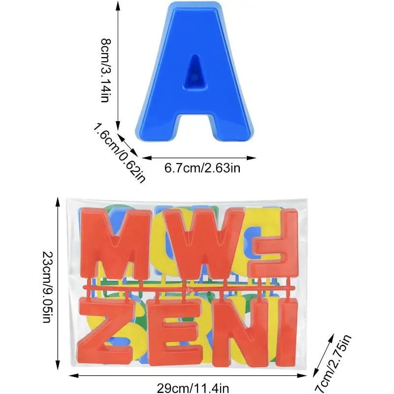 ABC Alphabet Beach Toys Sand Molding Kit for Kids Uppercase Letters Sand Mold Outdoor Sensory Color Training Sandbox Tools