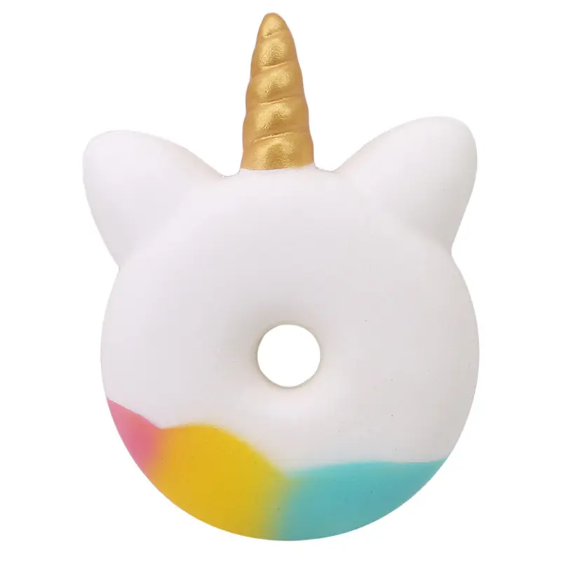 Jumbo Kawaii Unicorn Donut Squishy Cake Bread Squishies Cream Scented Slow Rising Squeeze Toy Kids Xmas Birthday Gift 13*9 CM