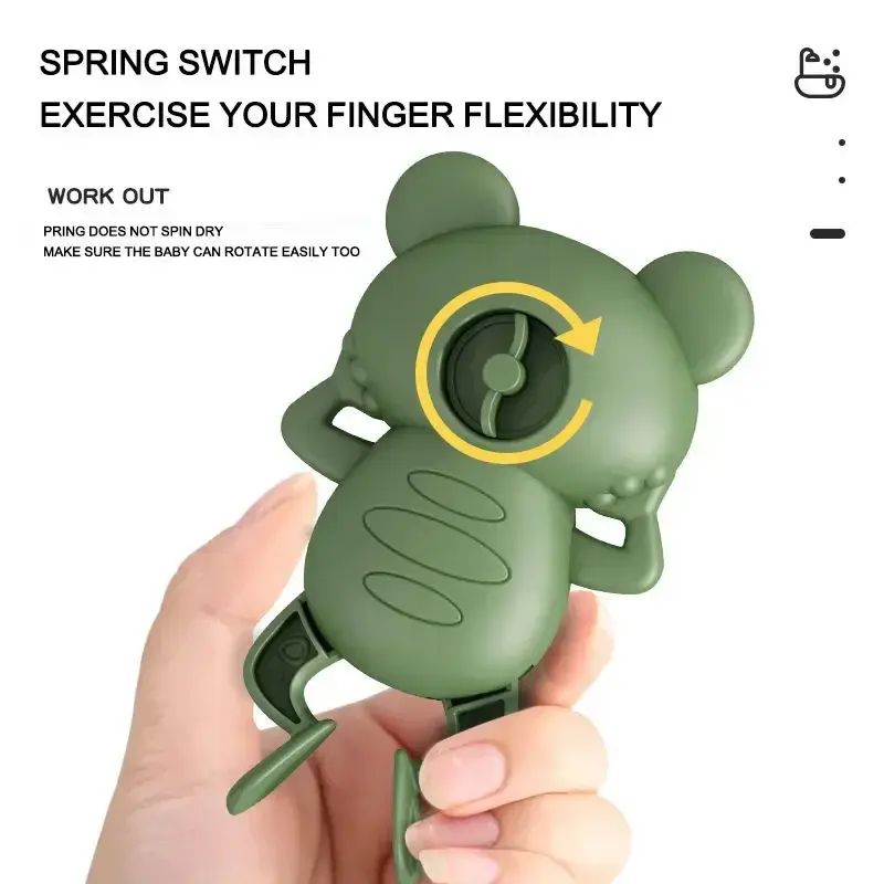 Baby Bath Toys Cute Swimming Frog Whale Clown Fish Bath Toy for Toddlers Floating Wind Up Toys for Boy Girl New Born Bathtub Toy