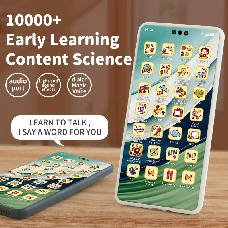 Toy Cell Phone Educational Toys Cellphone Baby Kid Educational Toy Phone Mobile Phone Model Toy for Children Birthday Xmas Gift