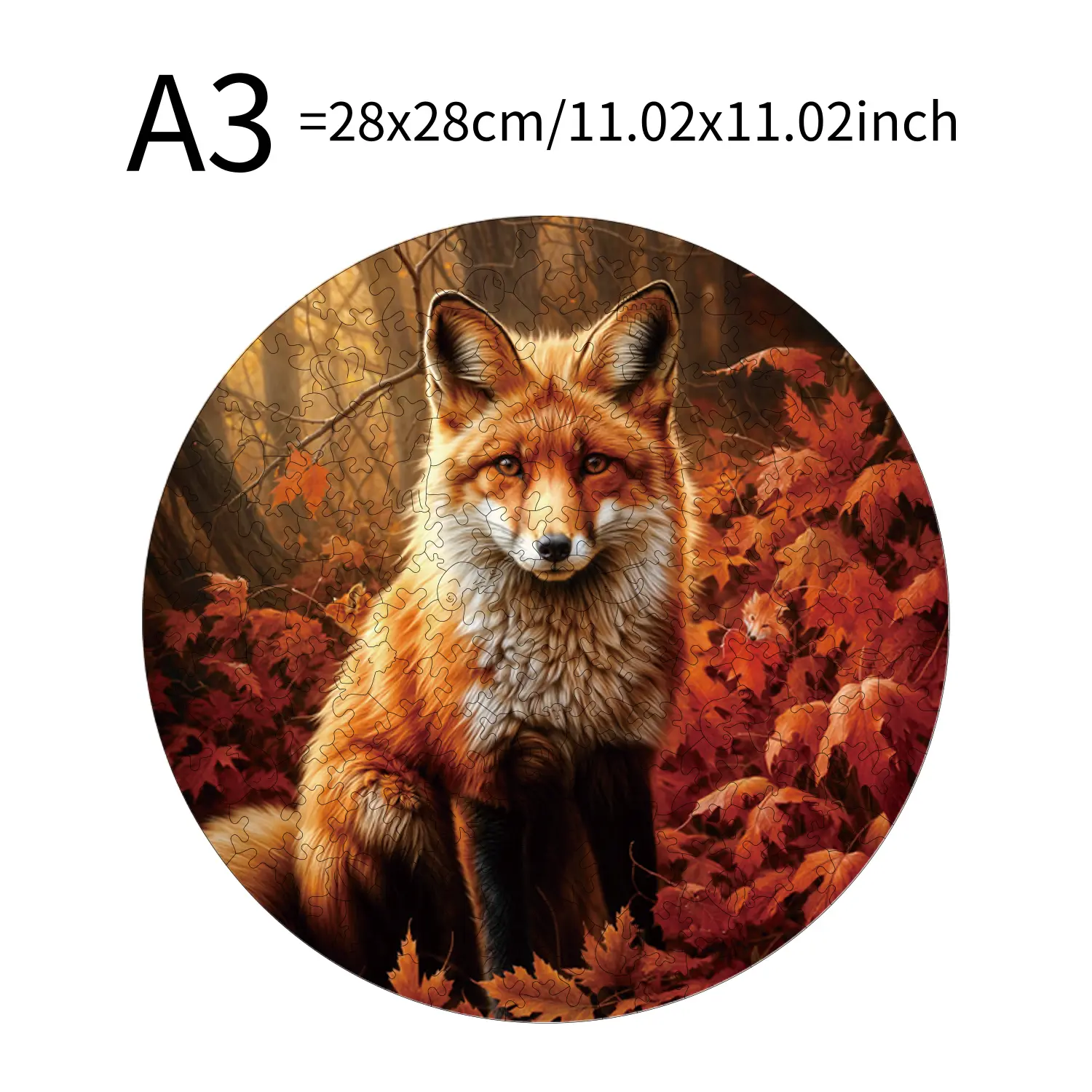 Wax Fox Pig Animal Puzzles High Quality Jigsaw Puzzle Wooden Puzzle Best Christmas Gift