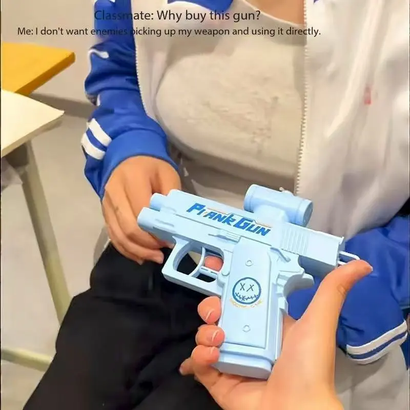 New Outdoor Portable EDC Double-sided Reverse Water Gun Prank Reverse Water Spray Toy CreativeChildren Gift