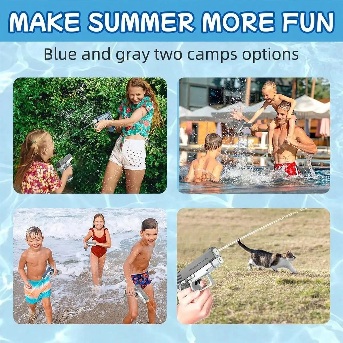 M1911 Water Pistol Toy - High-Power Squirt Gun for Kids & Adults, Summer Pool Beach Outdoor Water Blaster for Fun Shooting Games