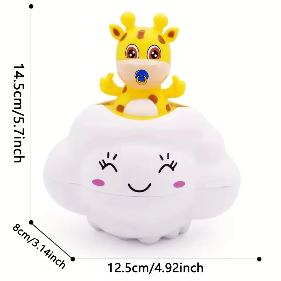 Baby Bath Toy, Bathing Cute Swimming Water Spraying Clouds Shower Bath Summer Sprink Toy Kids Water Playing Bathroom Shower Tool