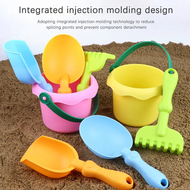 3/4pcs Children's Beach Toy Set Baby Beach Game Large Sand Shovel Beach Bucket Sand Digging Tool Toy Kids Gift