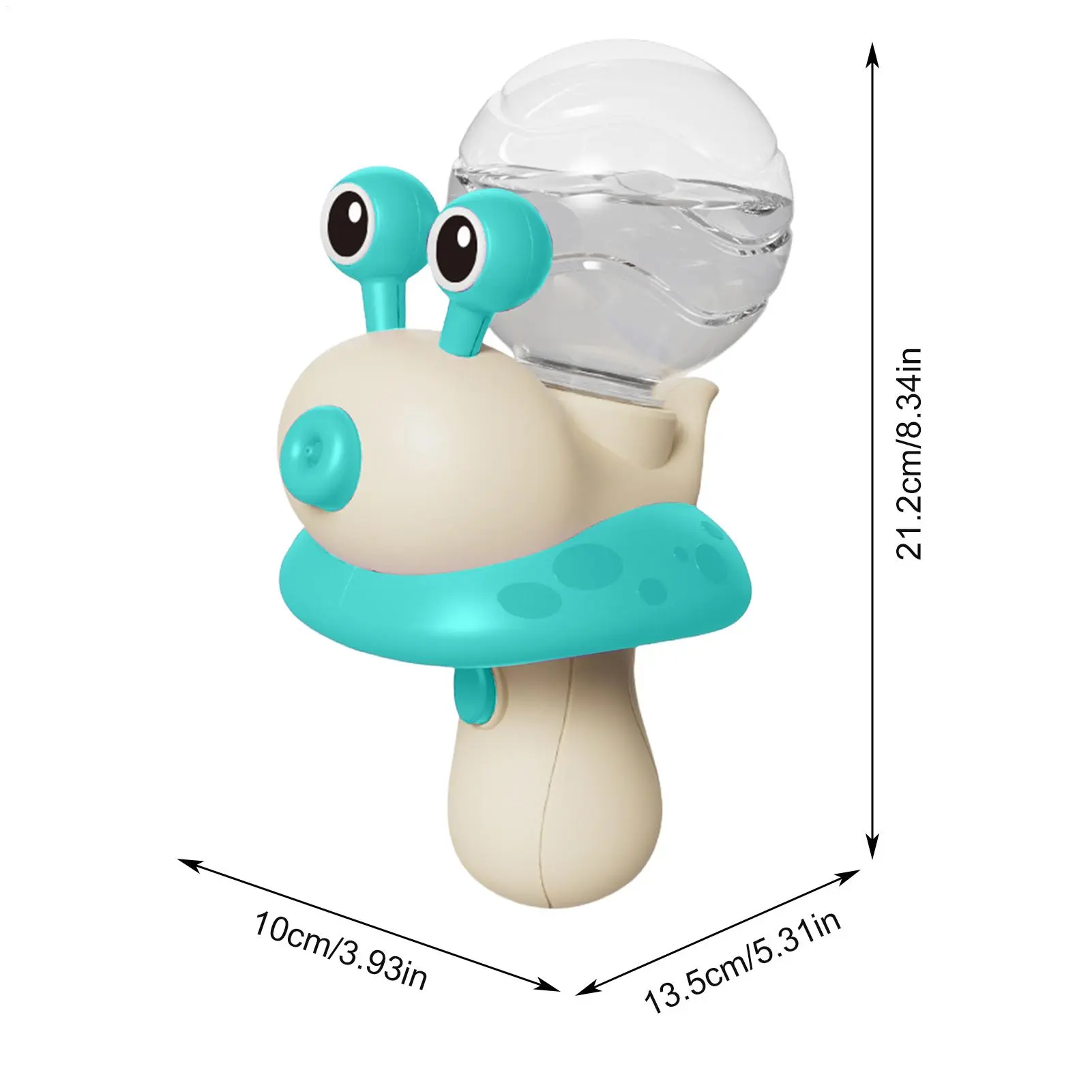 Water Shooters for Kids Snail Shape Water Fighting Toy Portable Toddler Electric Toy Sprinkler for Swimming Pool Camping