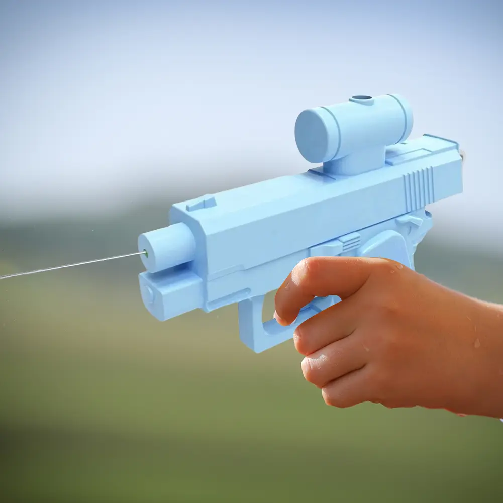 Summer Water Gun Toy Creative Double sided Trick, Mischievous, Mischievous, Reverse Spray Fun Pistola de agua de broma