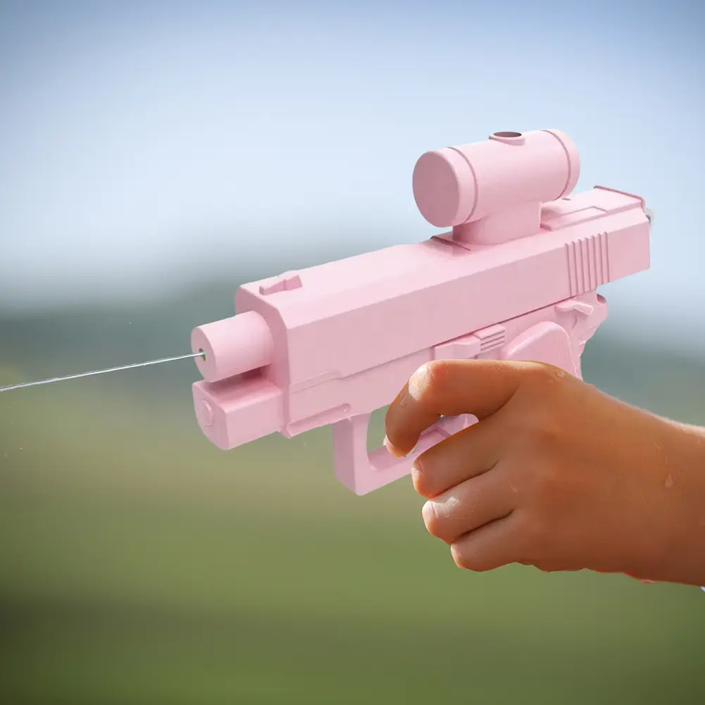 Summer Water Gun Toy Creative Double sided Trick, Mischievous, Mischievous, Reverse Spray Fun Pistola de agua de broma