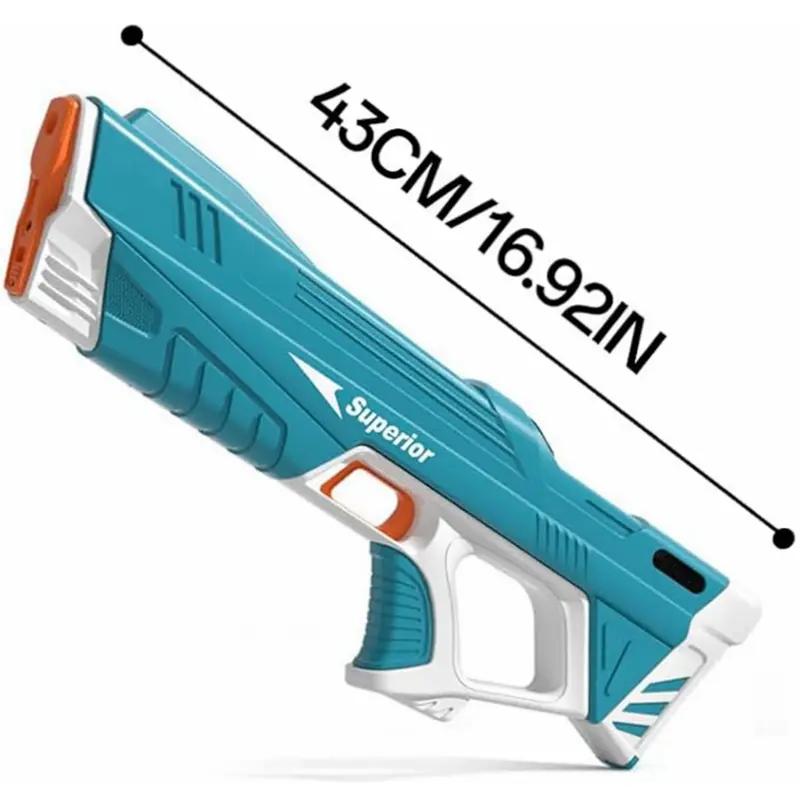 Full  Automatic Electric Water Gun Toys 43cm Portable Children Adult Summer Beach Outdoor Fight Fantasy Toys for Boys Kids Game