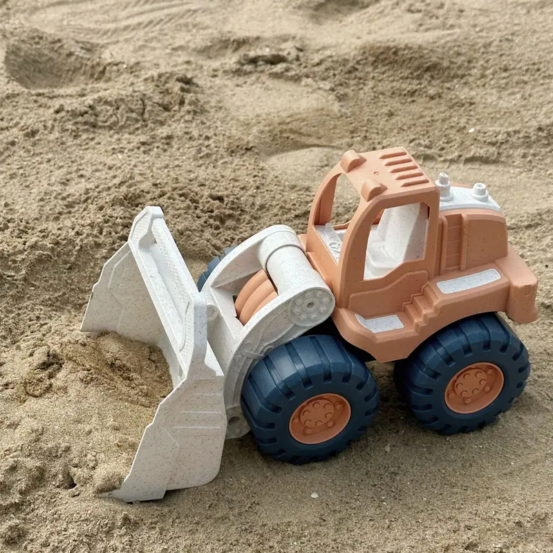 Children Beach Toy Car Trolley Bulldozer Beach Bucket Shovel Summer Seaside Play Sand Water Games Sand Play Vehicle Outdoor Play