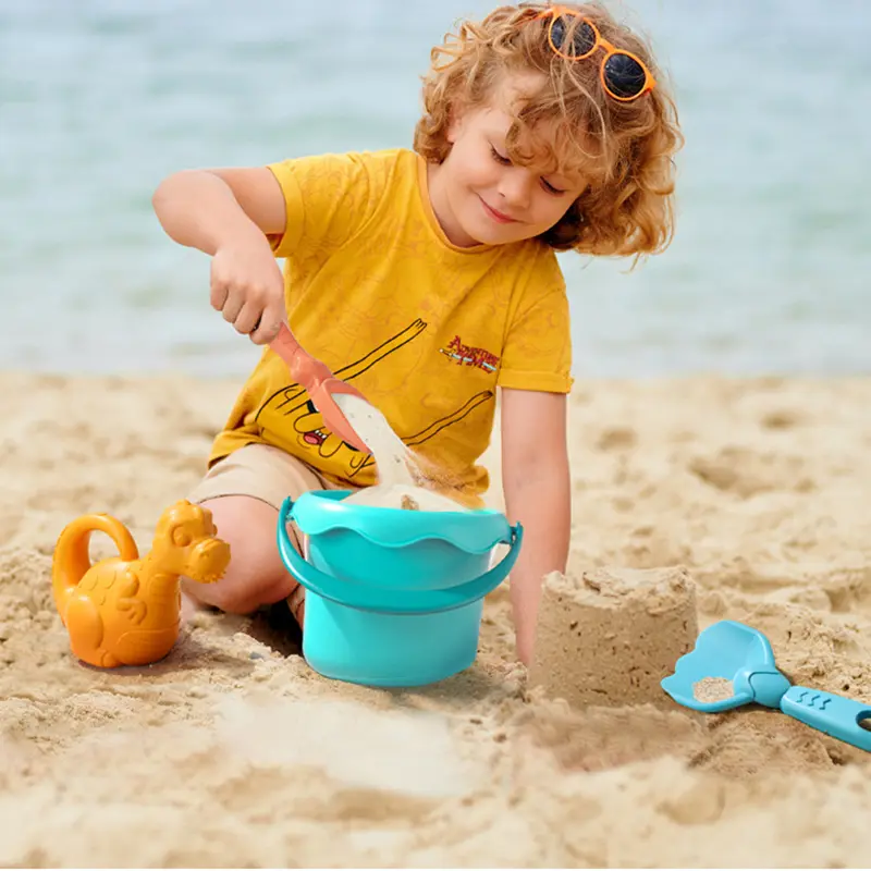Beach Toy Children Play Sand Toy Shovel Sandbox Brick Walls Molds Castle Building Tools Summer Outdoor Play Beach Game for Kids