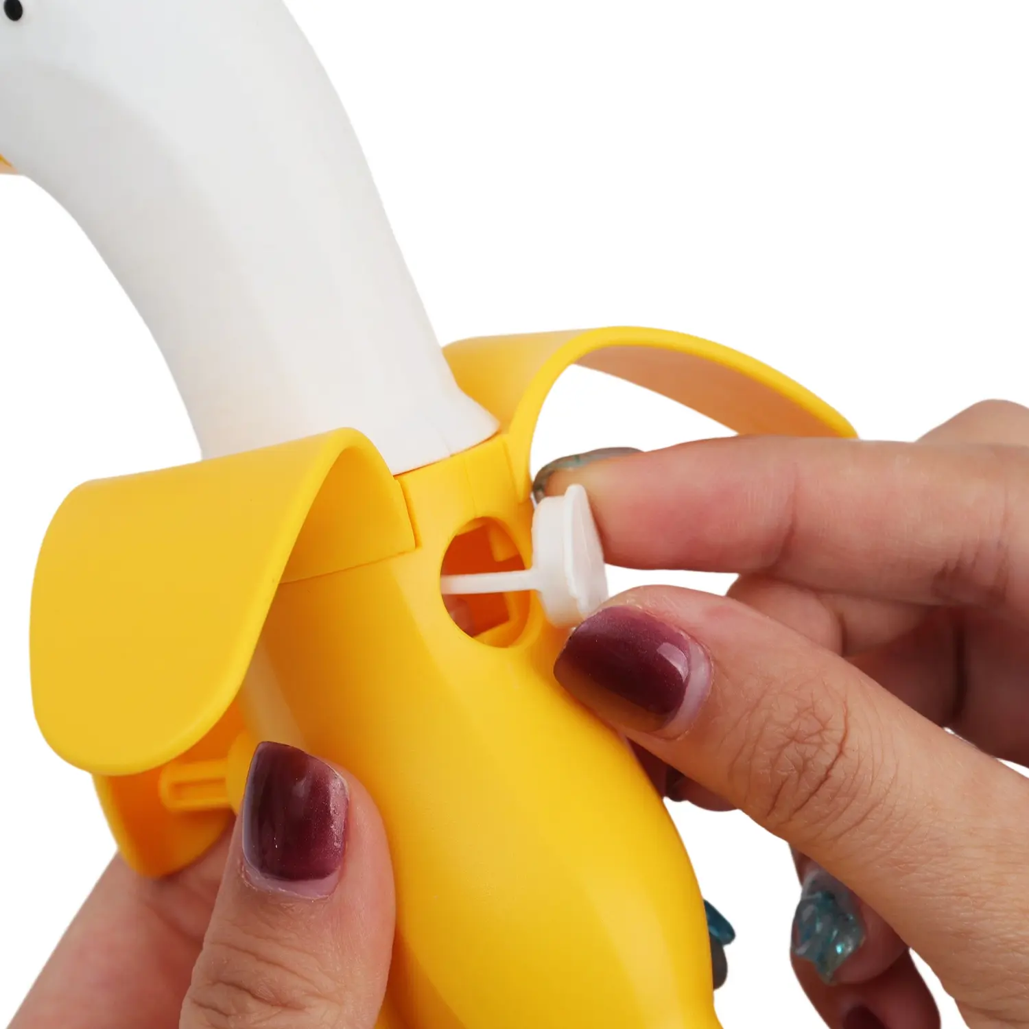 Creative Banana Duck Water Spray Toy for Kids Summer Pool Water Guns Beach Gaming Watergun Toys Kids Bathroom Accessories