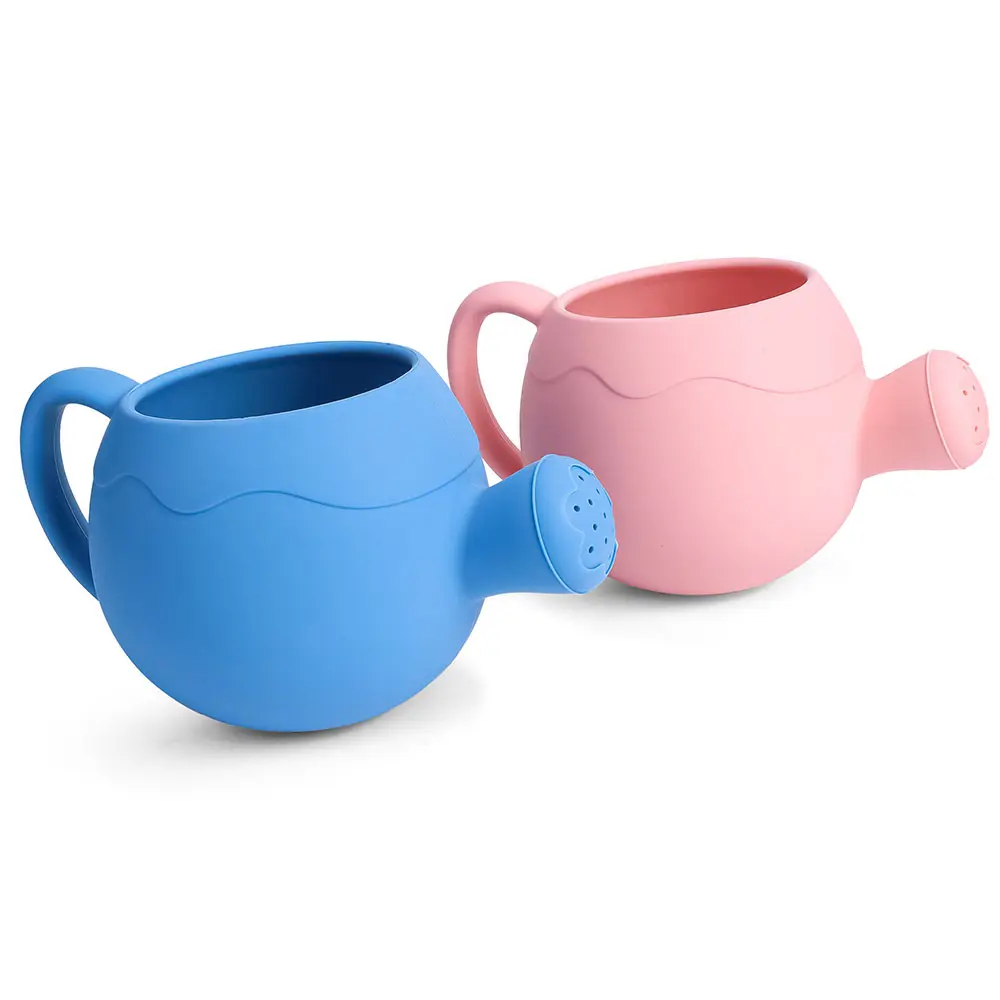 Summer Beach Toys Sand playing tools Soft Silicone Watering Pot Rake Set Play Sand Bucket Shovels Suitable for children outdoors