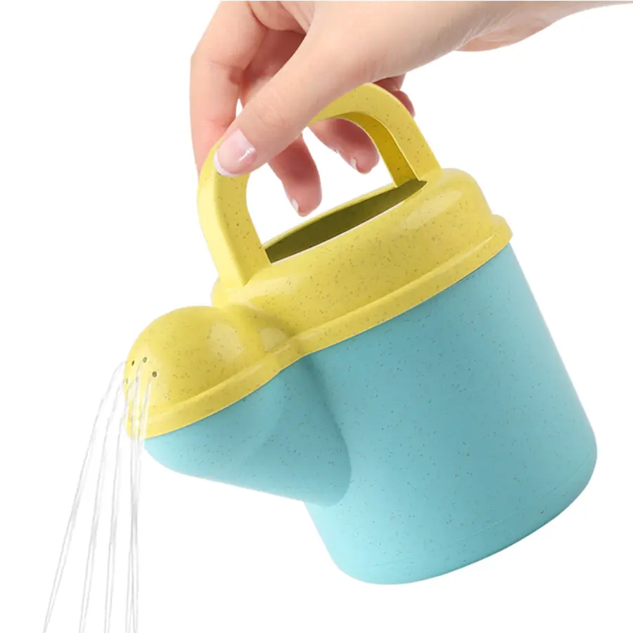 Seven-piece set of dopamine-colored children's beach toys beach bucket thickened shovel sand digging bucket sand digging tools