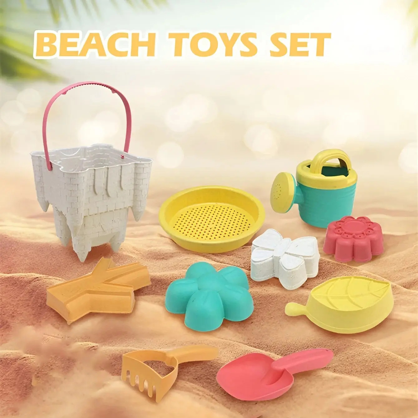 Beach Castle Dredging Sand Digging Snow Seaside Drive Sea Toys