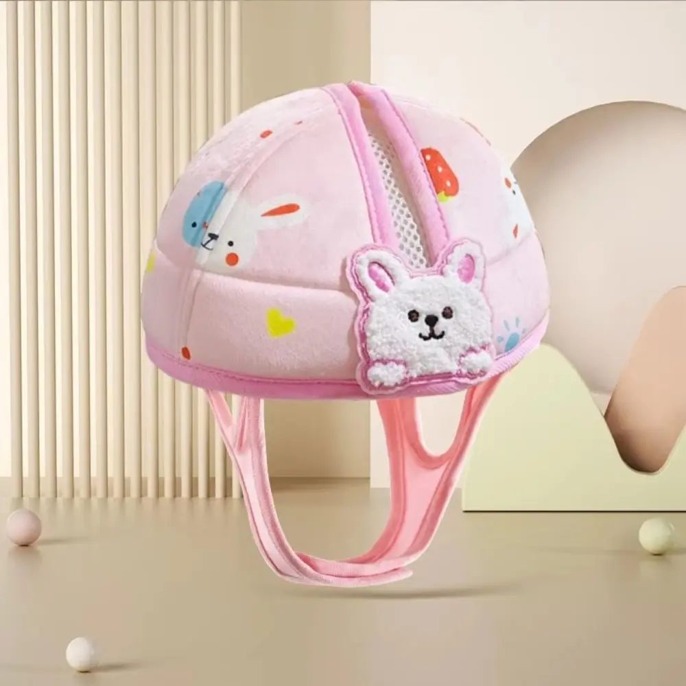 1-3T Toddler Baby Head Protector Breathable Summer Safety Hat Anti-collision Bear Bunny Baby Prevent Injured Helmet