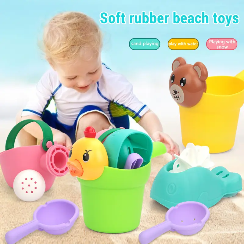 Summer Pool Beach Play with Sand Game Set Tools Outdoor Parent-child Interaction Play With Sand Molds Scoop Children Toys Gifts