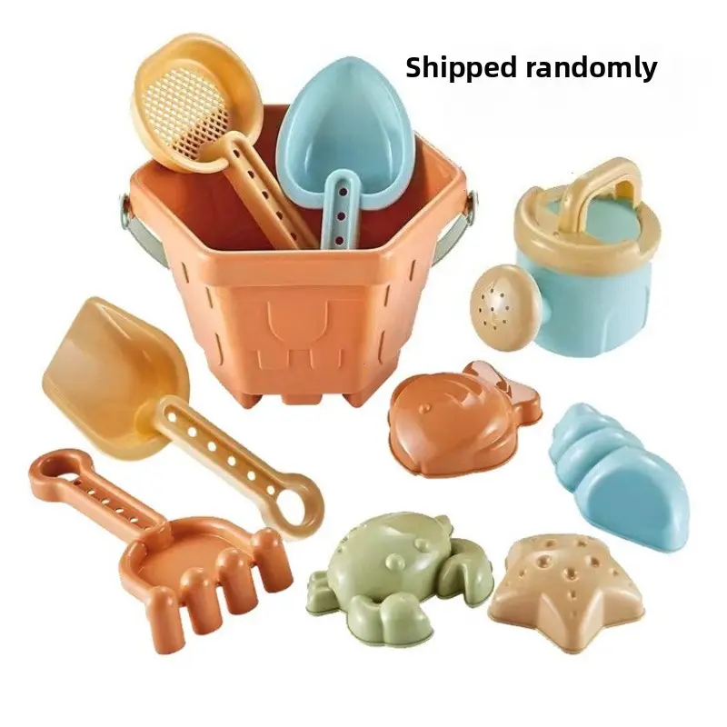 Children's Outdoor Beach Toys Fun Shovel Beach Bucket Set Storage Sand Digging Tool Bucket Gift Children's Sand Toys sand
