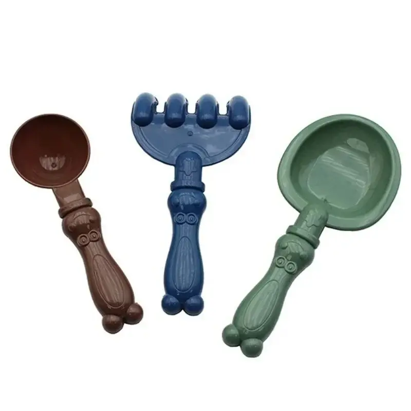 Kids Beach Toy Digging Sands Tool Sand Toys Set with Shovel Rake Water Bucket Ice Cream Mold for Toddler Boy Girl Birthday Gifts