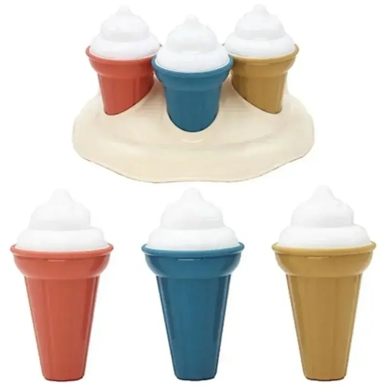 Kids Beach Toy Digging Sands Tool Sand Toys Set with Shovel Rake Water Bucket Ice Cream Mold for Toddler Boy Girl Birthday Gifts