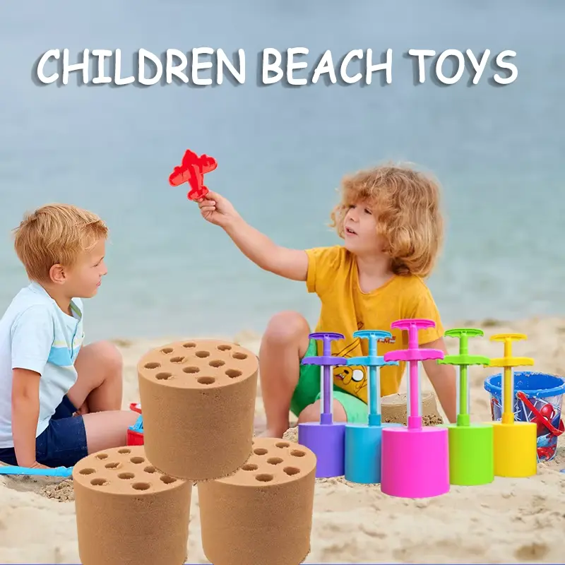 Kids Water Play Beach Toys Sandbox Mold Set Shovel Castle Building Wall Honeycomb Briquette Mold Summer Outdoor Sand Play Game