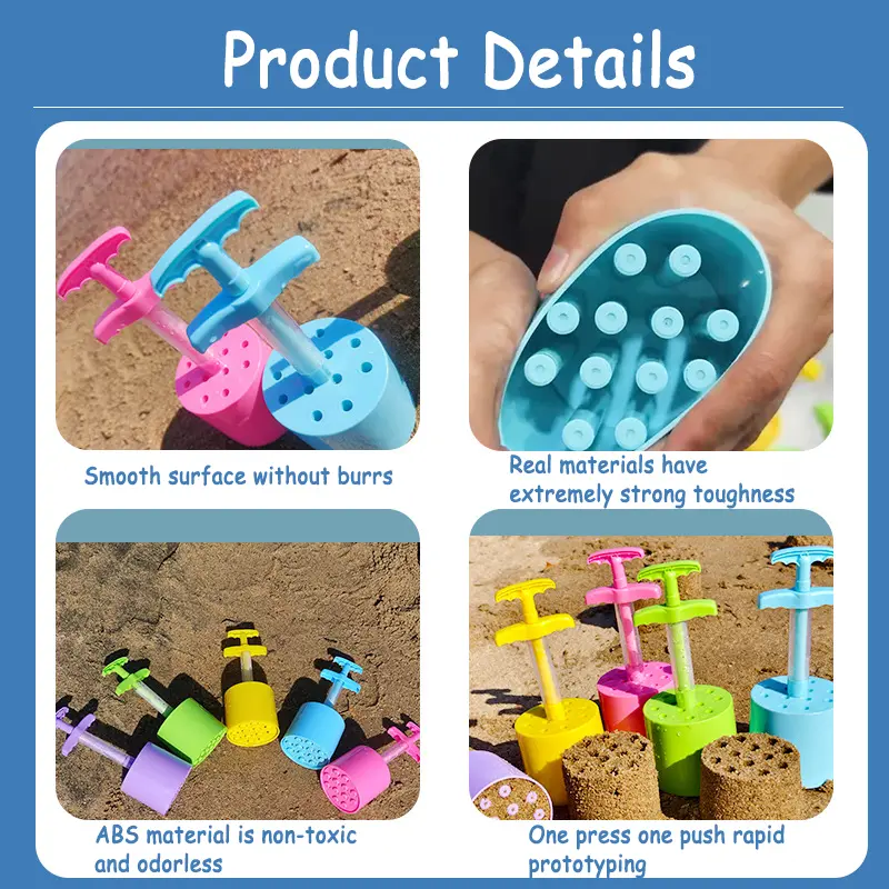 Kids Water Play Beach Toys Sandbox Mold Set Shovel Castle Building Wall Honeycomb Briquette Mold Summer Outdoor Sand Play Game