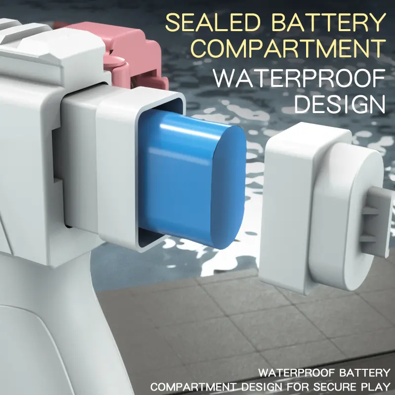 Electric Water Gun, Automatic Squirt Guns Water Pistol Large CapacityBattery-Powered Squirt Toy , Long Distance Shooting Toy