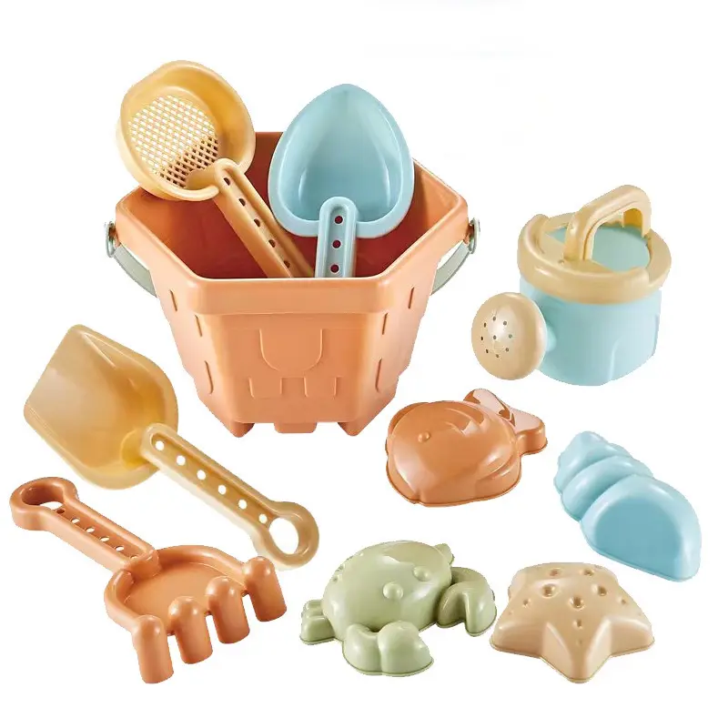 Kid Ice Cream Beach Set Toy Sand Shovel Sandcastle Sandbox Molds Building Kit Summer Fun Outdoor Play Water Sand Travel Toy Gift