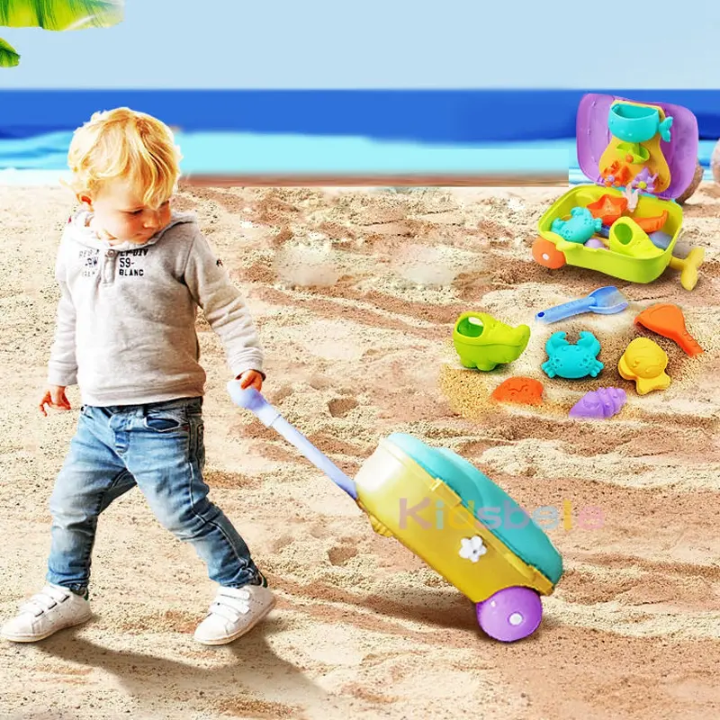 Kids Beach Toys Baby Beach Play Toys Sandbox Kit Summer Toys Beach Accessories Sand Water Game Tools Bath Toy For Baby