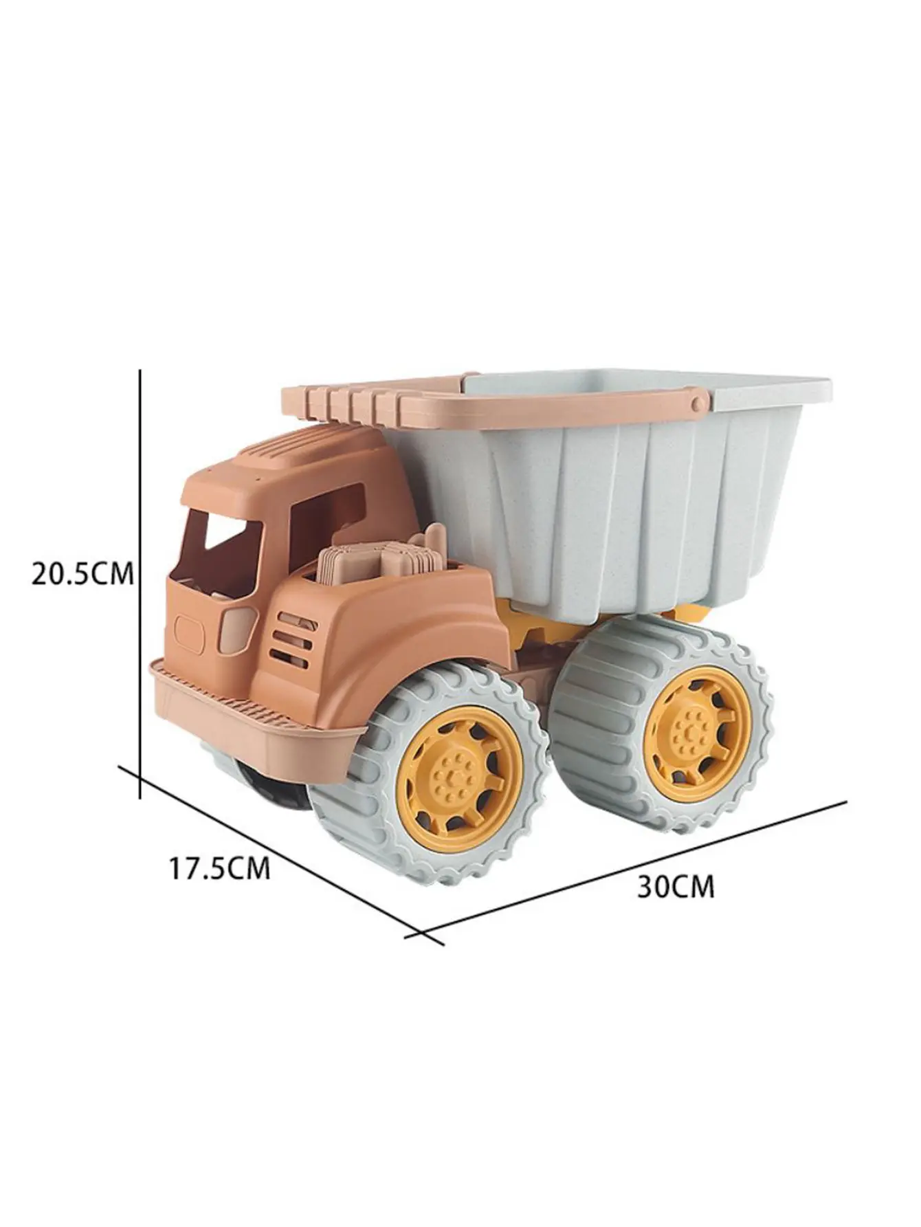 Children bulldozer straw Random color beach toy engineering car excavator wheat straw dredging tool splash beach shovel