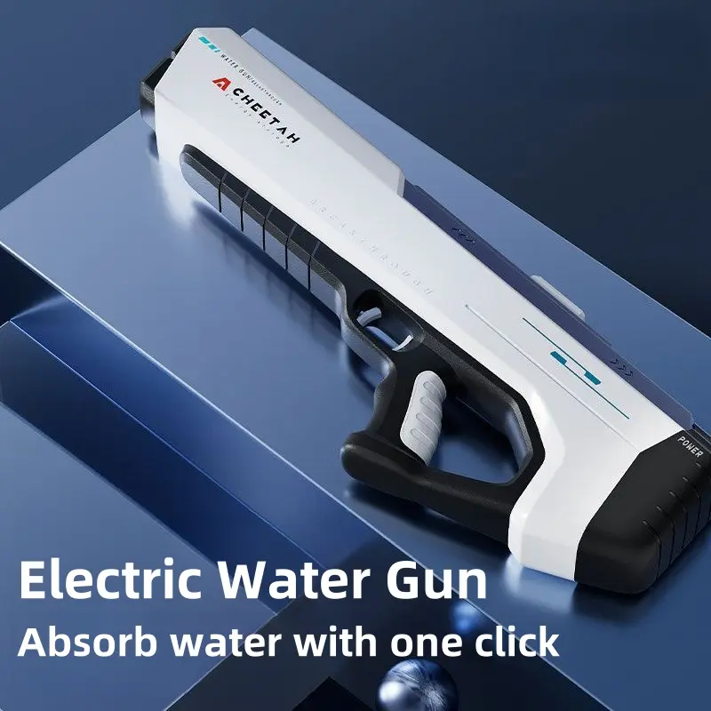 Automatically Absorb Water High Pressure Electric Water Gun Toys for Kids Summer Outdoor Pool Fight Games Children Watergun Gift