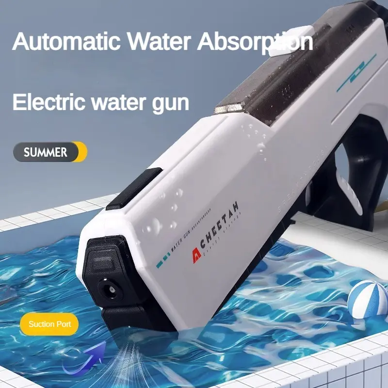 Automatically Absorb Water High Pressure Electric Water Gun Toys for Kids Summer Outdoor Pool Fight Games Children Watergun Gift