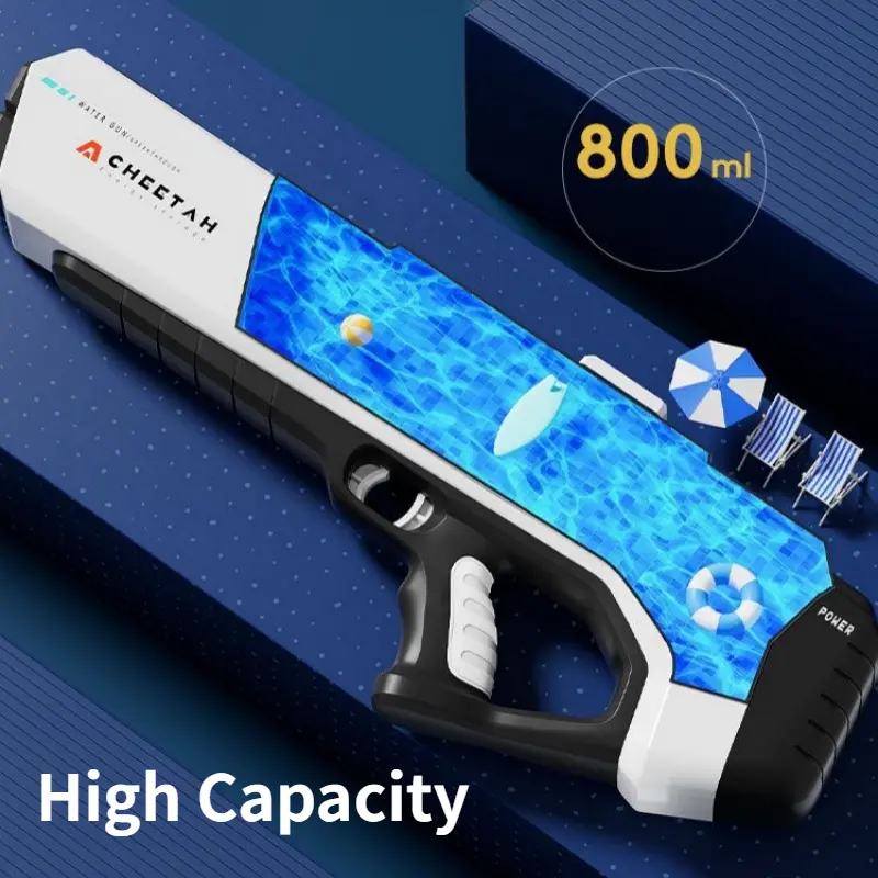 Automatically Absorb Water High Pressure Electric Water Gun Toys for Kids Summer Outdoor Pool Fight Games Children Watergun Gift