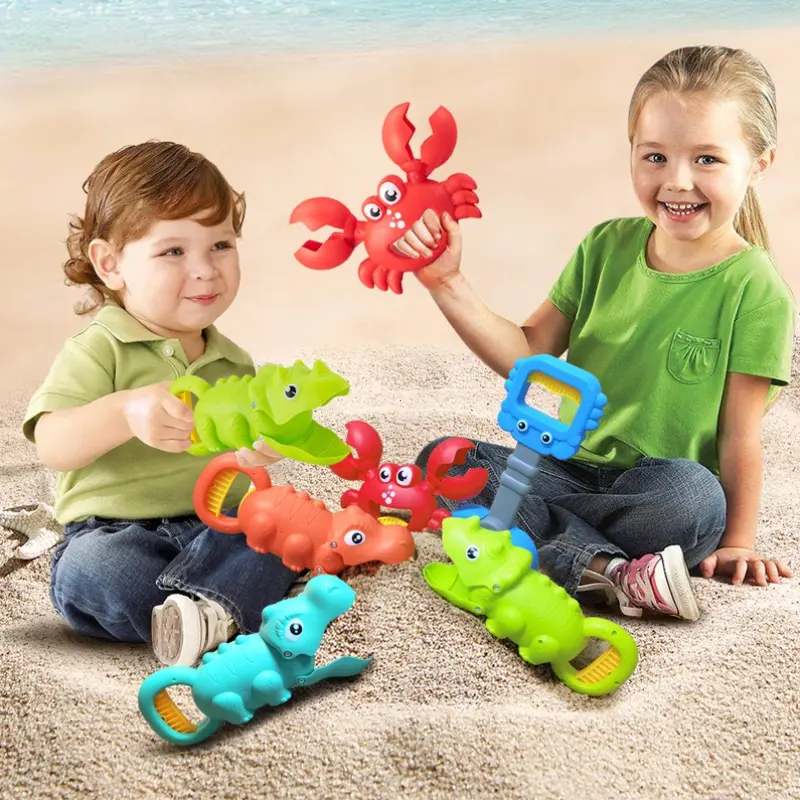 Beach Sand Toys for Children 3 4 5 Years Boys Summer Sand Grabber Toys Water Play Game Seaside Beach Outdoor Tool Kit for Kids