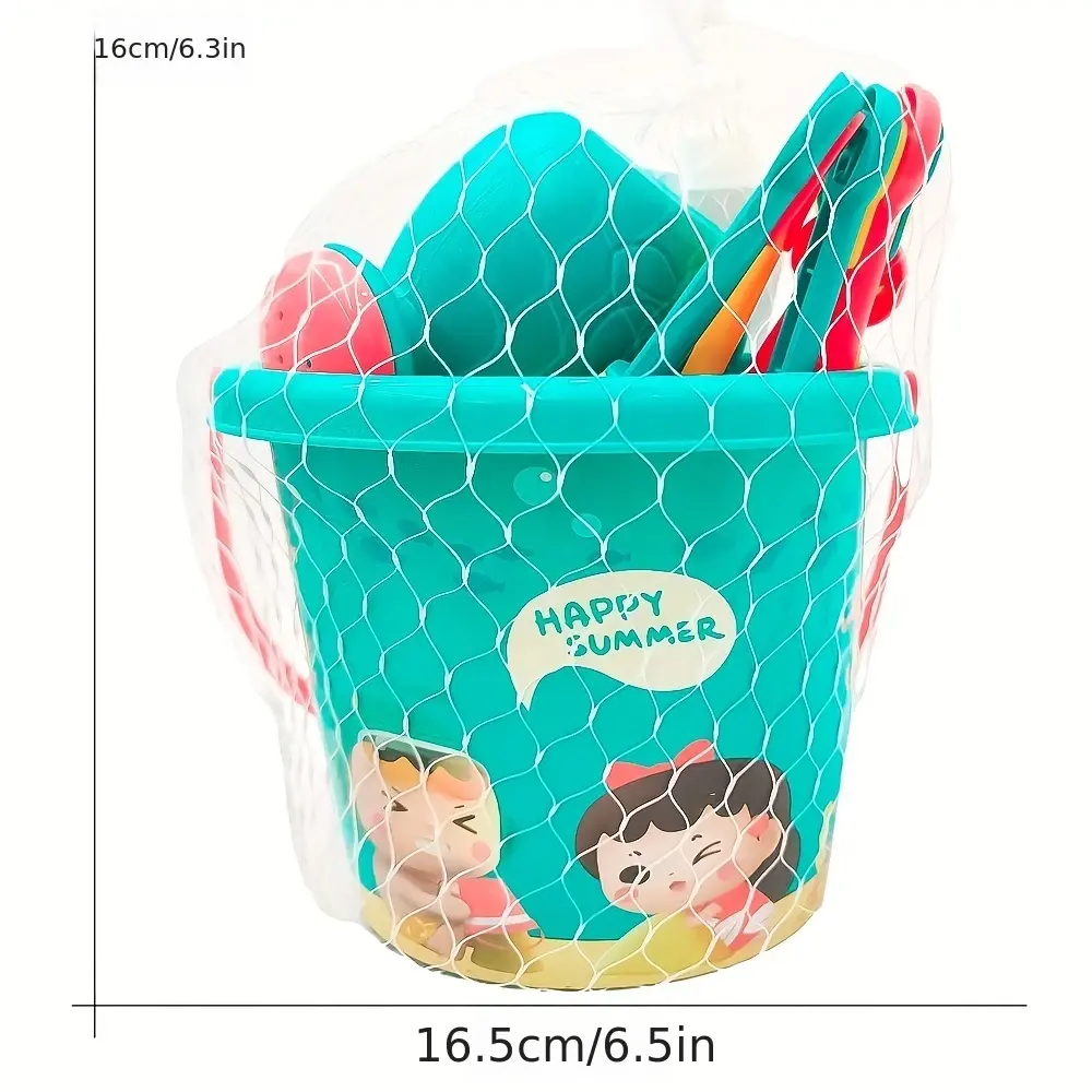 Kids beach toys summer outdoor games sand play plastic bucket watering bottle shovels kids beach game water toys tools gifrs