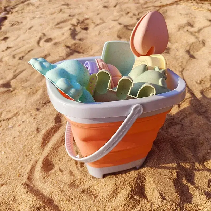 Summer Beach Set Toys for Kids Digging Sand Plastic Bucket Watering Bottle Shovels Children Beach Water Game Toys Tools