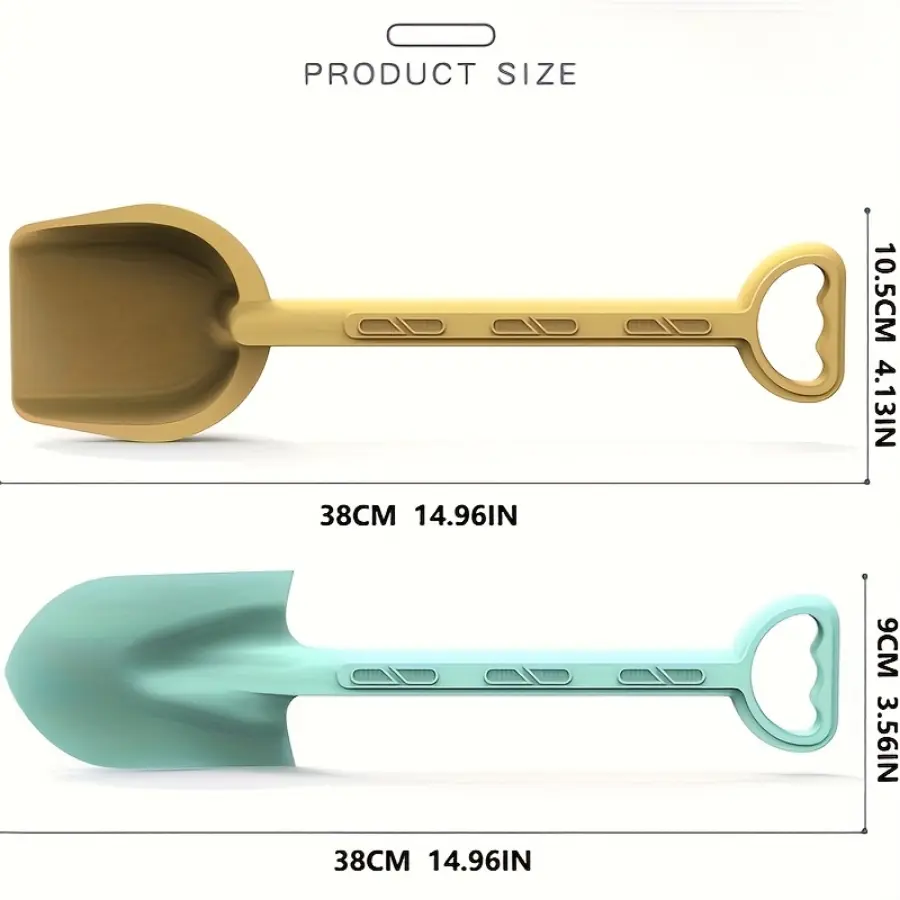 2pcs Random Color Large Summer Beach Sand Shovel Snow Shovel Toy，Beach Toy Accessories