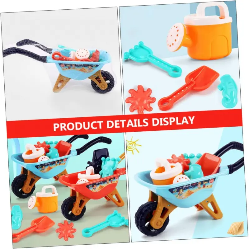 1Set Beach Toys Set for Kids,Fun Beach Tools Sand Playing Kit ,Water Play Outdoor Sand Toy for Toddlers Parks and Backyards