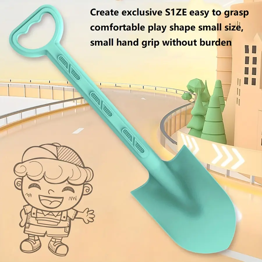 2pcs Random Color Large Summer Beach Sand Shovel Snow Shovel Toy，Beach Toy Accessories