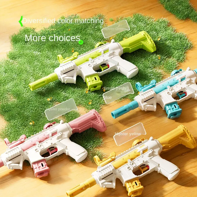 Summer Water Gun M416 non Electric Pistol High-pressure Full Automatic Shooting Water Beach Toy Gun For kid Children Boys Girls
