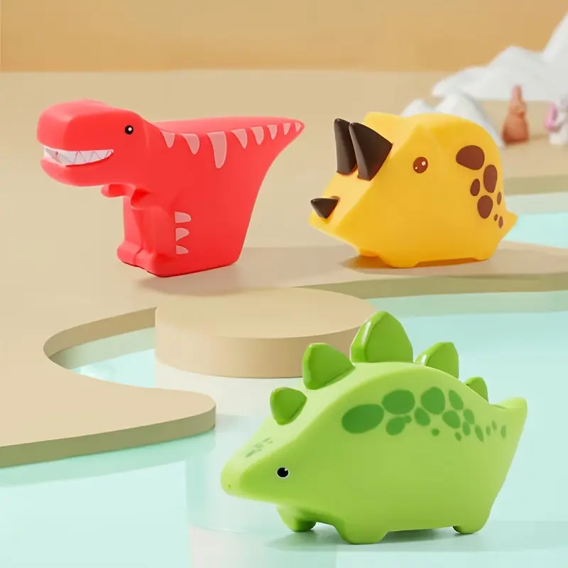 Toddlers Squirt Toy Dinosaur Kids Bath Toys Baby Play Water Squirt Toys Squeeze Children Boys and Girls Swim Pool Water Toys