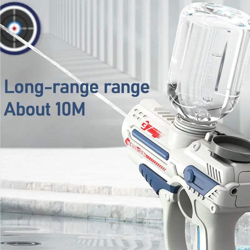 Electric Automatic Water Gun Children High-pressure Outdoor Beach Large-capacity Swimming Pool Summer Toy for Children Boy Gifts