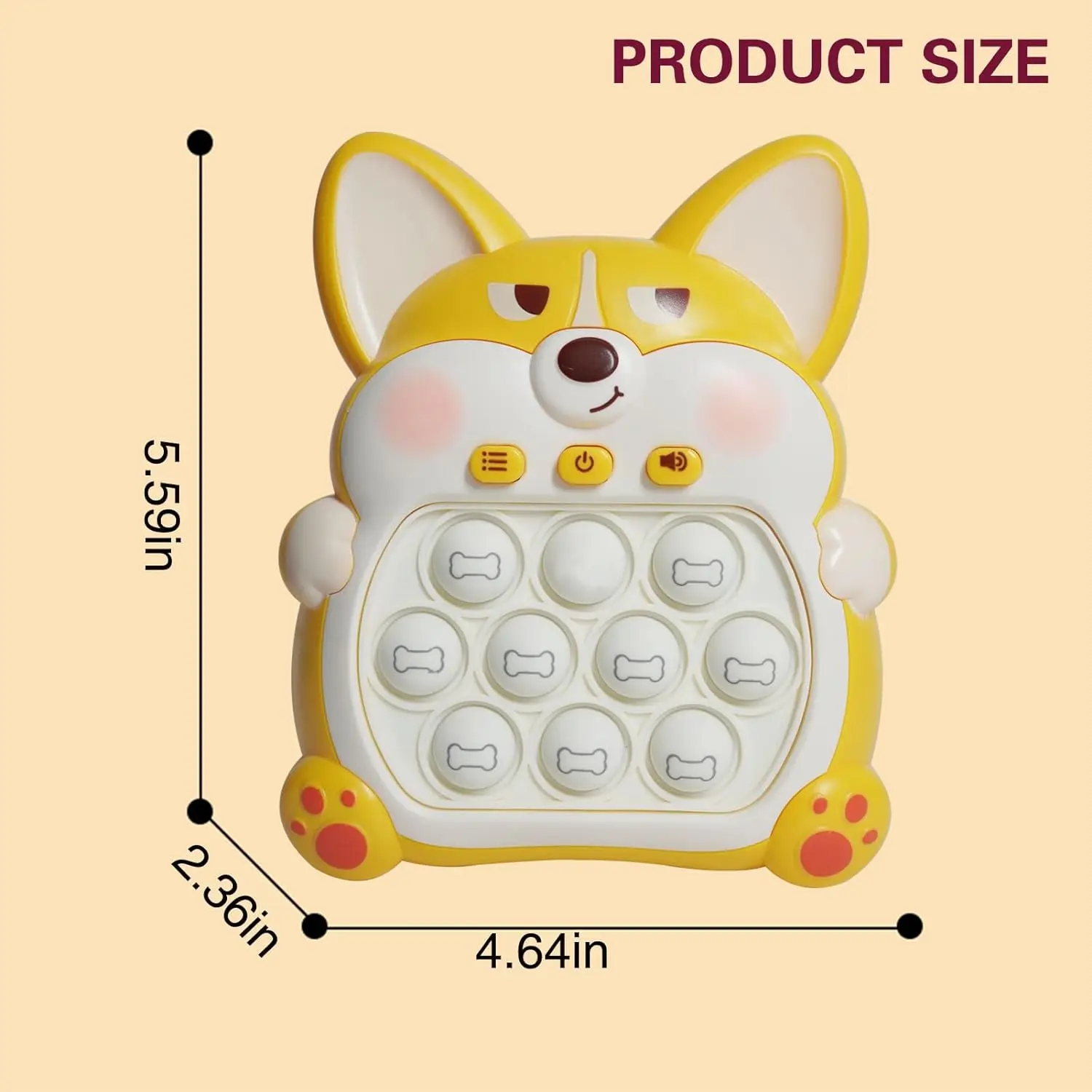 Pop Electric Quick Push Bubble whack a mole Game Fidget Toys for Kids Adult Novelty Electronic Pops Machine Stress Relief Gifts