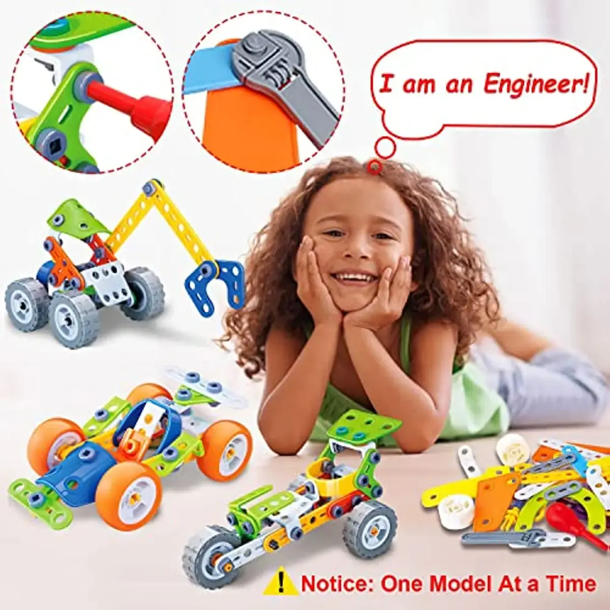 Building Set for 4+ Boys Birthday Gifts STEM Toys Educational Autism Sensory Toy Building Set Creative Learning Games