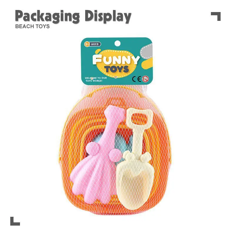 Travel Beach Toys for Kids Collapsible Beach Bucket for Kids Sand Toys with Foldable Sand Beach Shovel Toys Kit for Toddlers